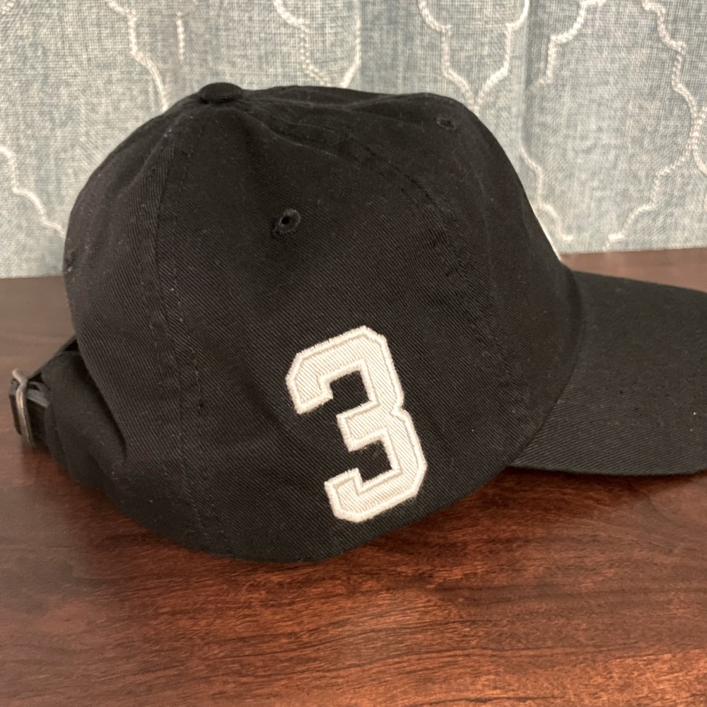 NWT Polo Ralph Lauren Big Pony Chino Ball Cap/Hat. Black/White. OS - Picture 5 of 12